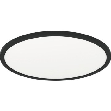 Eglo 31704 - LED RGBW dimmējams griestu gaismeklis ROVITO-Z 1xLED/16,5W/230V 2700-6500K Ø 42 cm melns + tālvadības pults