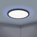 Eglo 31704 - LED RGBW regulējama griestu lampa ROVITO-Z 1xLED/16,5W/230V 2700-6500K Ø 42 cm melna