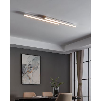 Eglo 31713 - LED RGBW Aptumšojama griestu lampa SALITERAS-Z LED/20,4W/230V 2700-6500K balta
