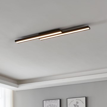 Eglo 31715 - LED RGBW Aptumšojama griestu lampa SALITERAS-Z LED/20,4W/230V 2700-6500K melna