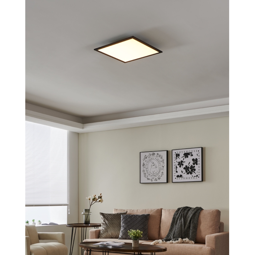 Eglo 31724 - LED Aptumšojama griestu lampa SALOBRENA-Z LED/21,5W/230V 2700-6500K melna