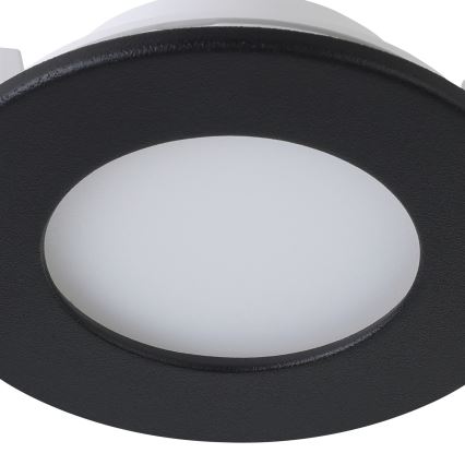 Eglo 31743 - KOMPLEKTS 3x LED Aptumšojama iegremdējama vannas istabas lampa FUEVA-Z 1xLED/2,8W/230V 2700-6500 IP44 melna