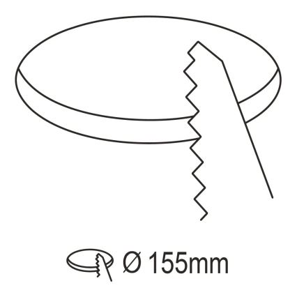 Eglo 31744 - LED Aptumšojama iegremdējama vannas istabas lampa FUEVA-Z LED/10,5W/230V 2700-6500K IP44 melna