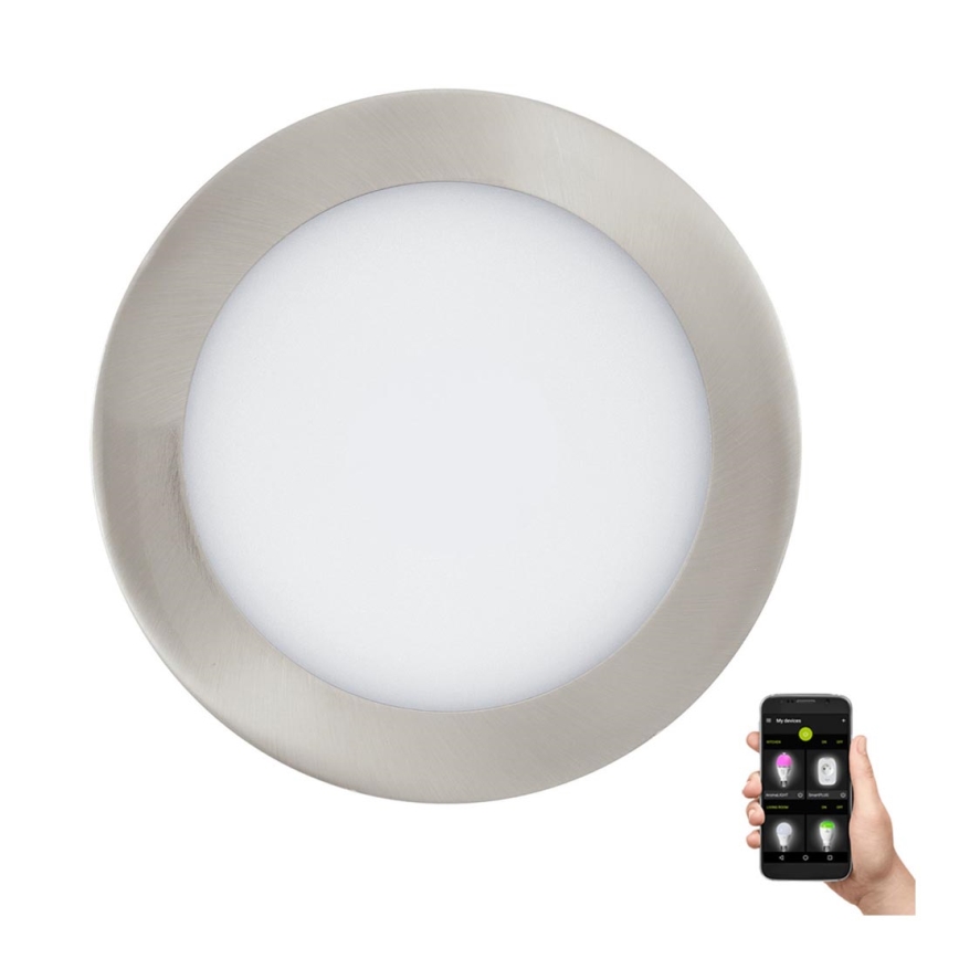 Eglo 31746 - LED Aptumšojama iegremdējama vannas istabas lampa FUEVA-Z LED/10,5W/230V 2700-6500K IP44 hroms