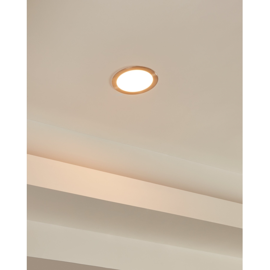 Eglo 31746 - LED Aptumšojama iegremdējama vannas istabas lampa FUEVA-Z LED/10,5W/230V 2700-6500K IP44 hroms