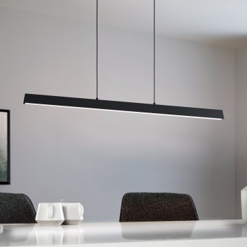 Eglo 31756 - LED RGBW Aptumšojuma lustra ar auklu SIMOLARIS-Z LED/35W/230V 2700-6500K melna