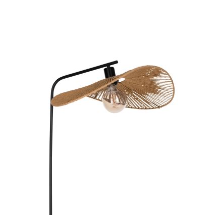 Eglo - Grīdas lampa 1xE27/42W/230V brūna/melna