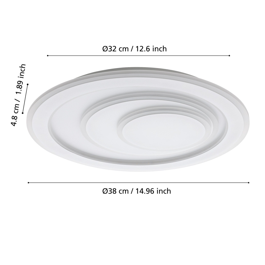 Eglo - LED Griestu lampa LED/14,7W/230V d. 38 cm