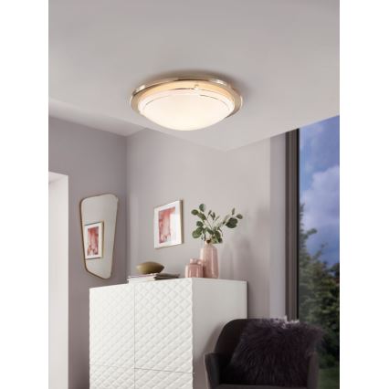 Eglo 32094 - LED Griestu lampa PLANET LED/11W/230V 3000K matēts hroms