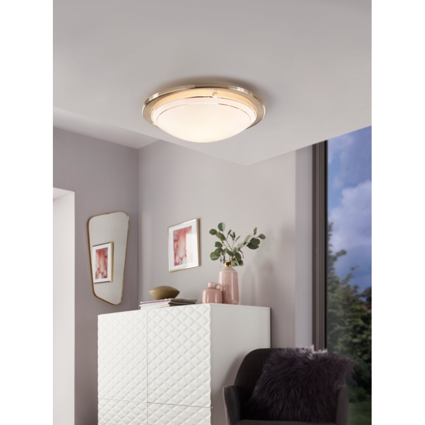 Eglo 32094 - LED Griestu lampa PLANET LED/11W/230V 3000K matēts hroms