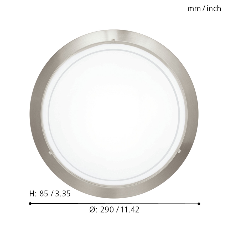 Eglo 32094 - LED Griestu lampa PLANET LED/11W/230V 3000K matēts hroms