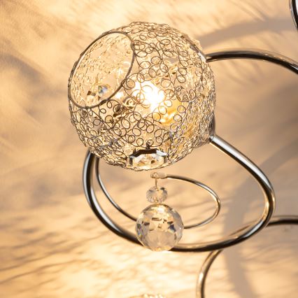 Eglo 32103 - LED piestiprināma griestu lampa VELAGO 5xG9/33W/230V hromēta apdare