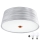 Eglo 32111- LED Griestu lampa FONSEA 1 2xE27/9W/230V sudraba/varš