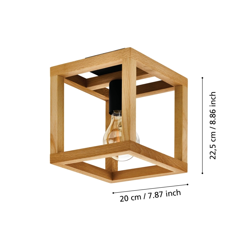Eglo 32146 - griestu gaismeklis BLACKCROWN 1xE27/40W/230V