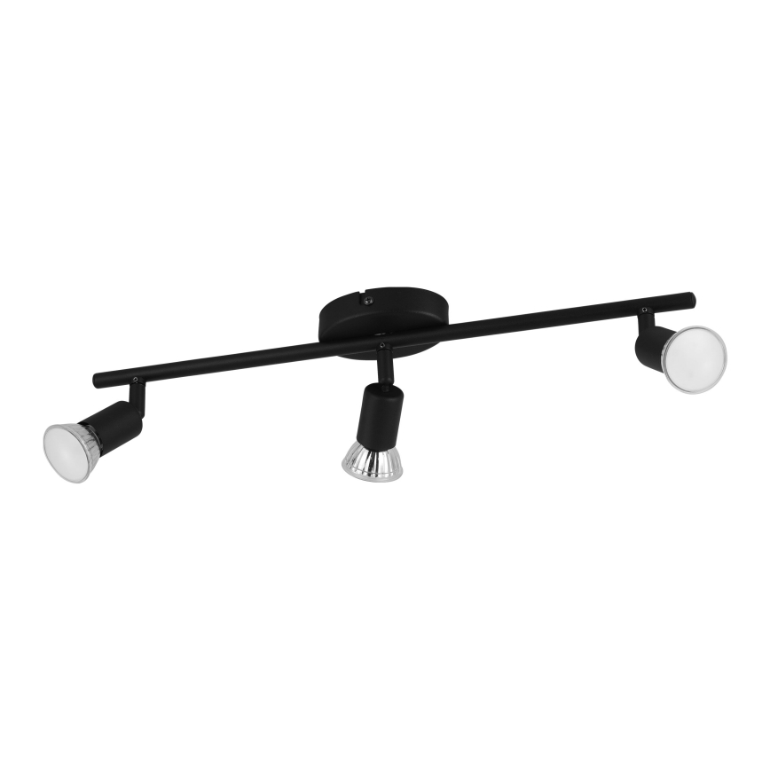 Eglo - LED Starmetis 3xGU10/2,8W/230V 3000K melna