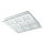 Eglo 32455 - LED Griestu lampa PALLANTE LED/33W/230V 4000K matēts hroms