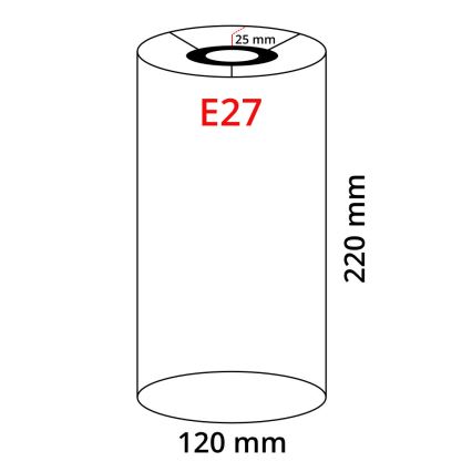 Eglo 32501 - Universāls abažūrs TUNJA E27 d. 12 cm pelēka