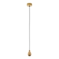 Eglo 32543 - griestu lampa YORTH 1xE27/60W/230V ozols