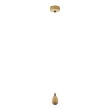 Eglo 32543 - griestu lampa YORTH 1xE27/60W/230V ozols