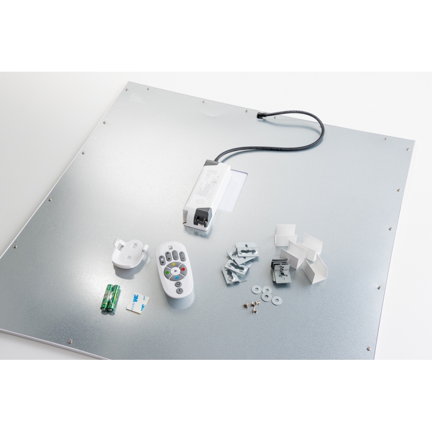 Eglo 32547 - LED RGBW Aptumšojams virsapmetuma/iegremdējams panelis 2in1 SALOBRENA-C LED/34W/230V balta 60x60 cm + tālvadības pults