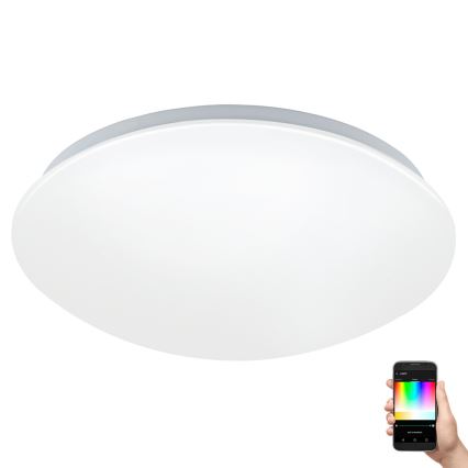 Eglo - LED RGB Aptumšojama sienas griestu lampa GIRON-C LED/17W/230V
