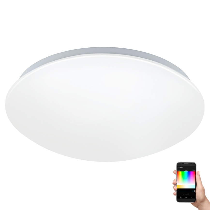 Eglo - LED RGB Aptumšojama sienas griestu lampa GIRON-C LED/17W/230V