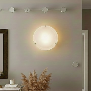 Eglo 32599 - LED griestu gaismeklis SALOME LED/11W/230V Ø 30 cm ar alabastres stiklu - 5 gadu garantija