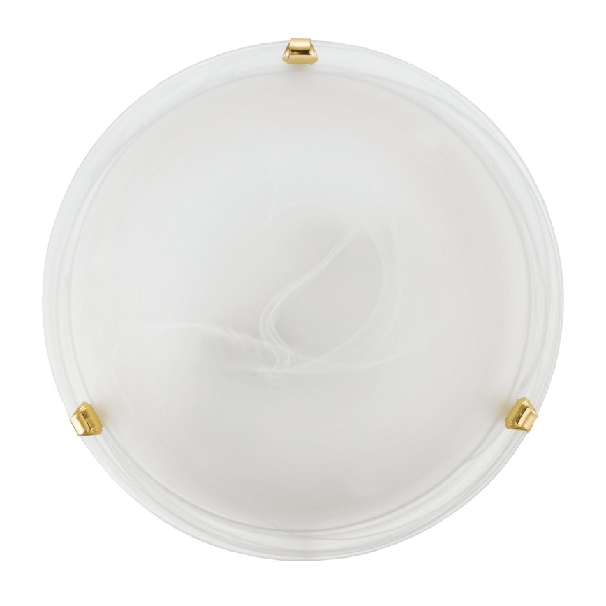 Eglo 32601 - LED griestu lampa SALOME LED/11W/230V Ø 30 cm, zelta apdare / alabastera stikls