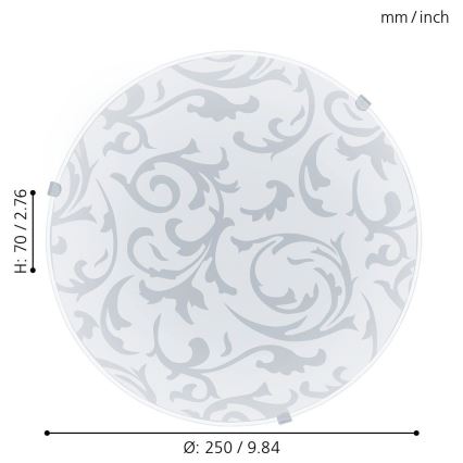 Eglo 32606 - LED griestu gaismeklis MARS LED/11W/230V Ø 25 cm