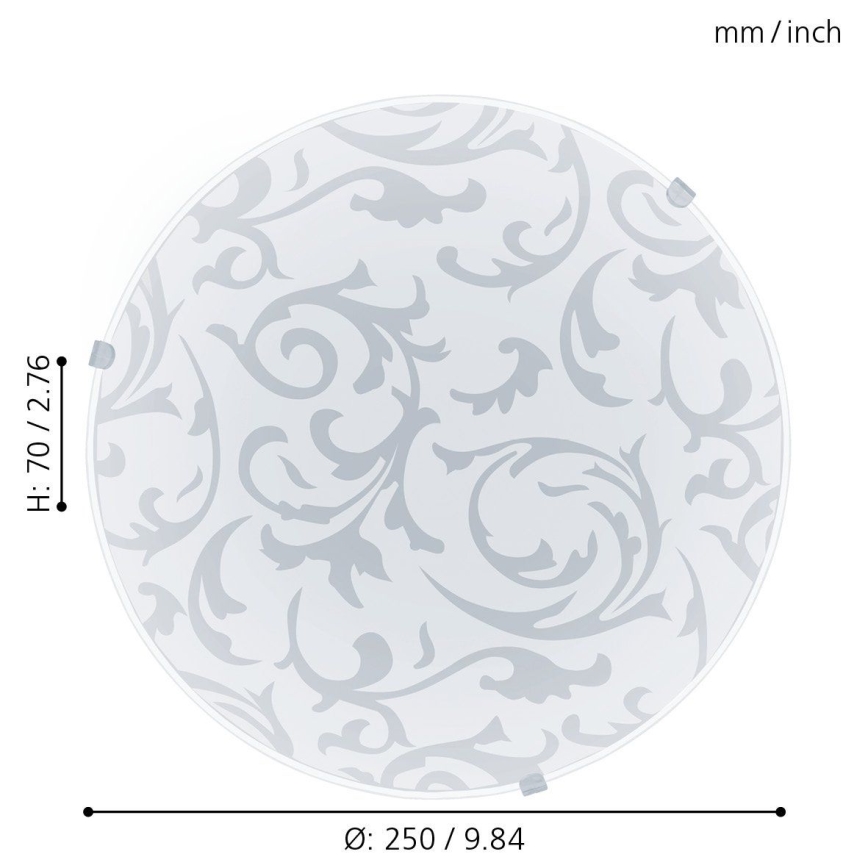 Eglo 32606 - LED griestu gaismeklis MARS LED/11W/230V Ø 25 cm