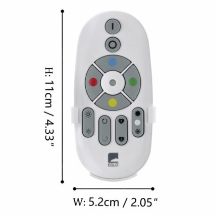 Eglo - Tālvadības pults CONNECT 2xAAA Bluetooth