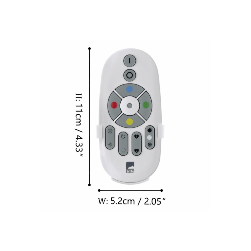 Eglo - Tālvadības pults CONNECT 2xAAA Bluetooth