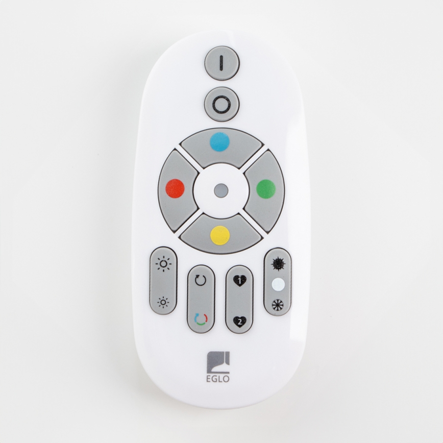 Eglo 32734 - LED RGBW Aptumšojams virsapmetuma/iegremdējams panelis 2in1 SALOBRENA-C LED/34W/230V balta + tālvadības pults