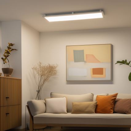 Eglo 32734 - LED RGBW Aptumšojams virsapmetuma/iegremdējams panelis 2in1 SALOBRENA-C LED/34W/230V balta + tālvadības pults