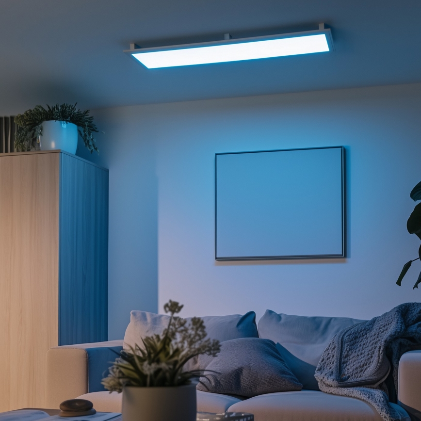 Eglo 32734 - LED RGBW Aptumšojams virsapmetuma/iegremdējams panelis 2in1 SALOBRENA-C LED/34W/230V balta + tālvadības pults