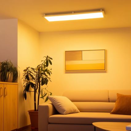 Eglo 32734 - LED RGBW Aptumšojams virsapmetuma/iegremdējams panelis 2in1 SALOBRENA-C LED/34W/230V balta + tālvadības pults