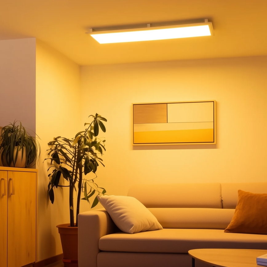 Eglo 32734 - LED RGBW dimmējams virsmas stiprināms 2‑vienā SALOBRENA‑C LED/34W/230V balts + tālvadības pults