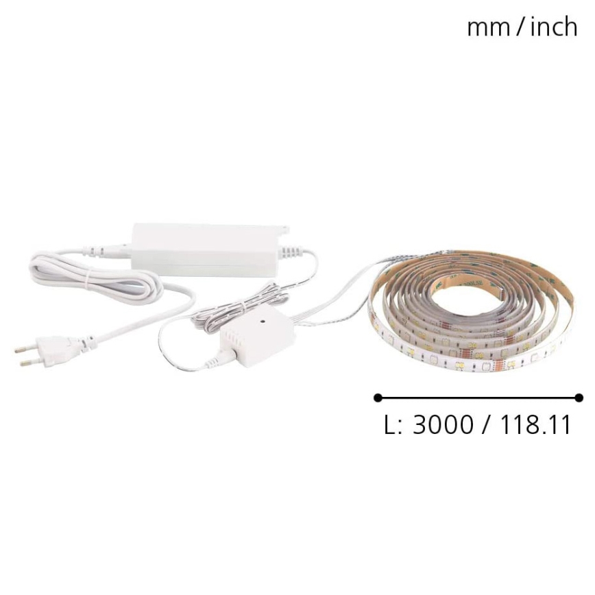 Eglo - LED RGB josla 3m STRIPE-C LED-RGB/11,4W/230V