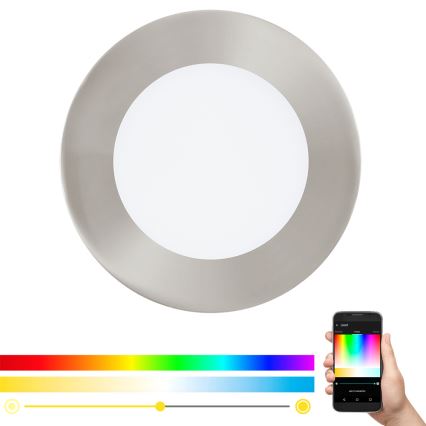 Eglo - LED RGB Aptumšojama iegremdējama lampa FUEVA-C LED/5,4W/230V