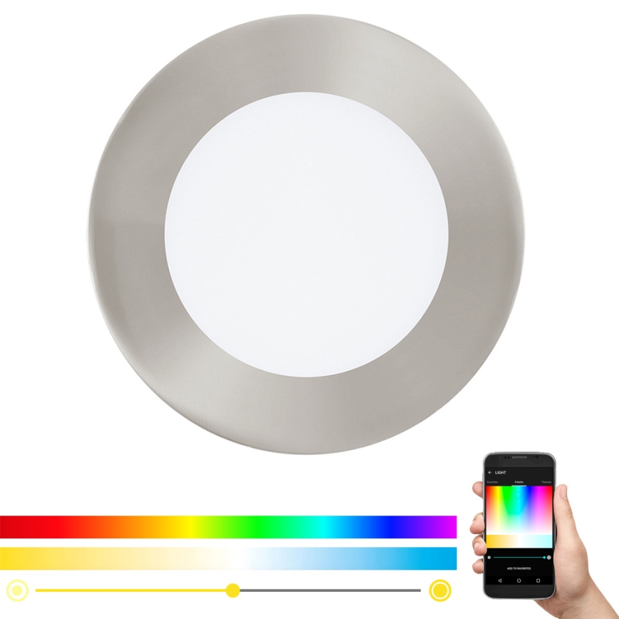 Eglo - LED RGB Aptumšojama iegremdējama lampa FUEVA-C LED/5,4W/230V