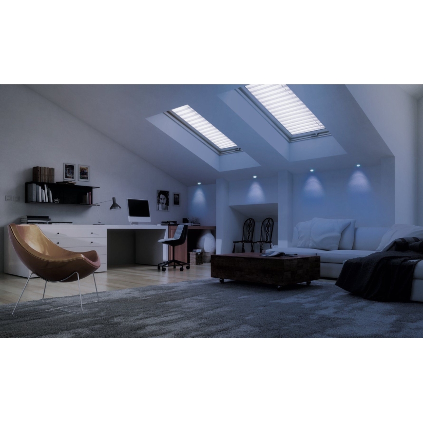 Eglo - LED RGB Aptumšojama iegremdējama lampa FUEVA-C LED/10,5W/230V