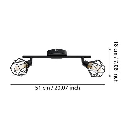 Eglo - LED lampa 2xG9/3W/230V