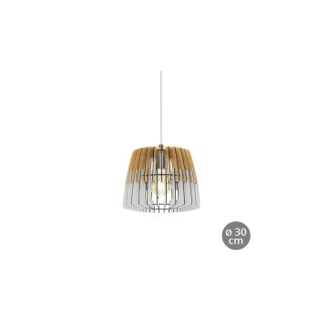 Eglo 32825 - Lustra ar auklu SOTOS 1xE27/60W/230V