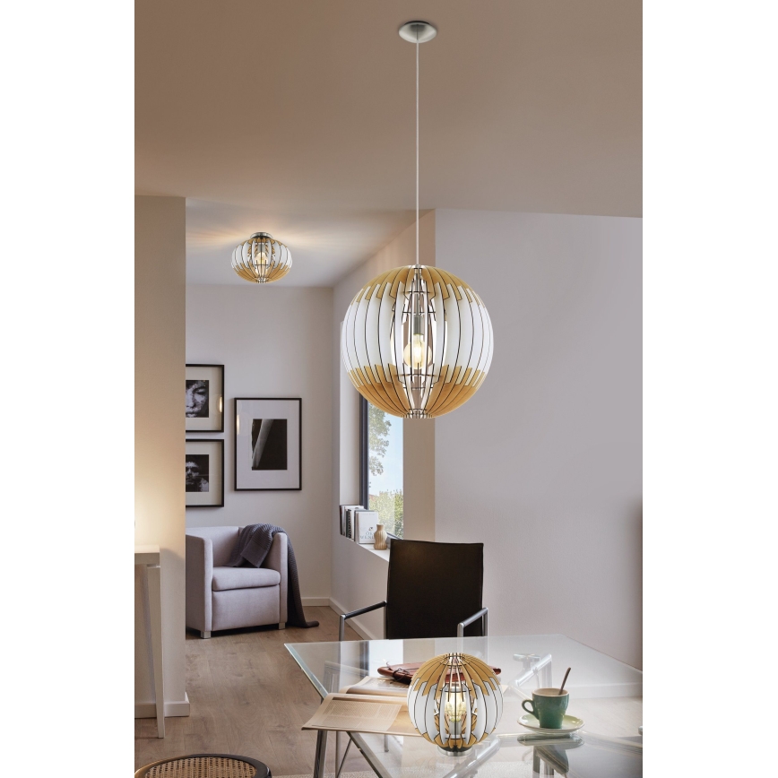 Eglo 32844 - Griestu lampa OLMERO 1 1xE27/60W/230V