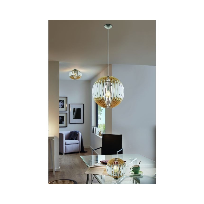 Eglo 32848 - Galda lampa OLMERO 1xE27/60W/230V