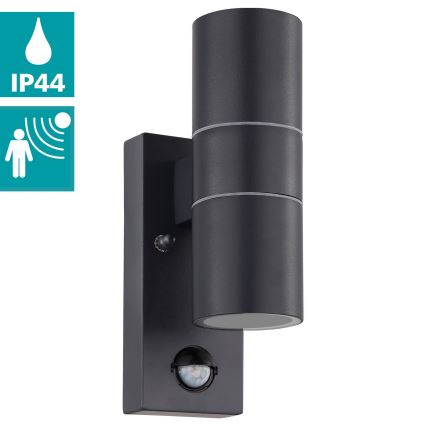 Eglo - LED Āra sienas lampa ar sensoru 2xGU10/3W/230V IP44