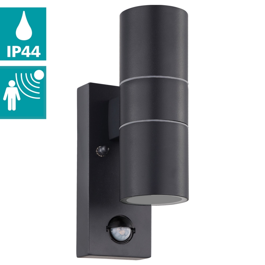 Eglo - LED Āra sienas lampa ar sensoru 2xGU10/3W/230V IP44