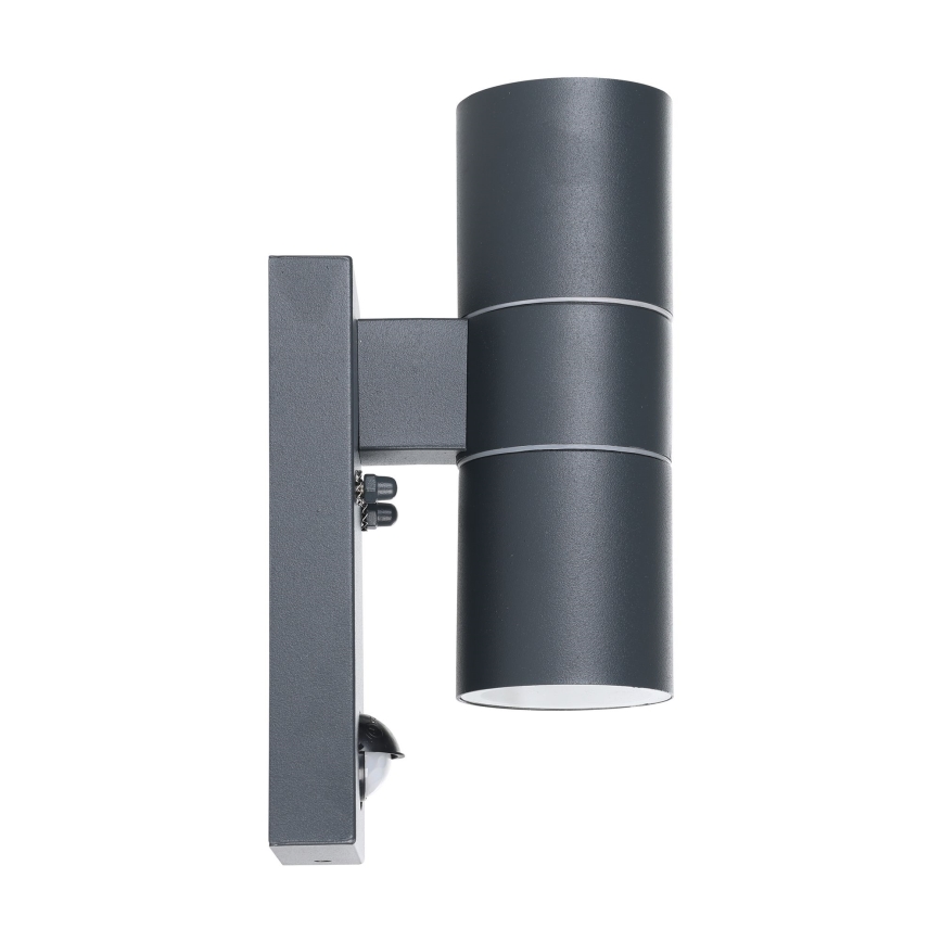 Eglo - LED Āra sienas lampa ar sensoru 2xGU10/3W/230V IP44