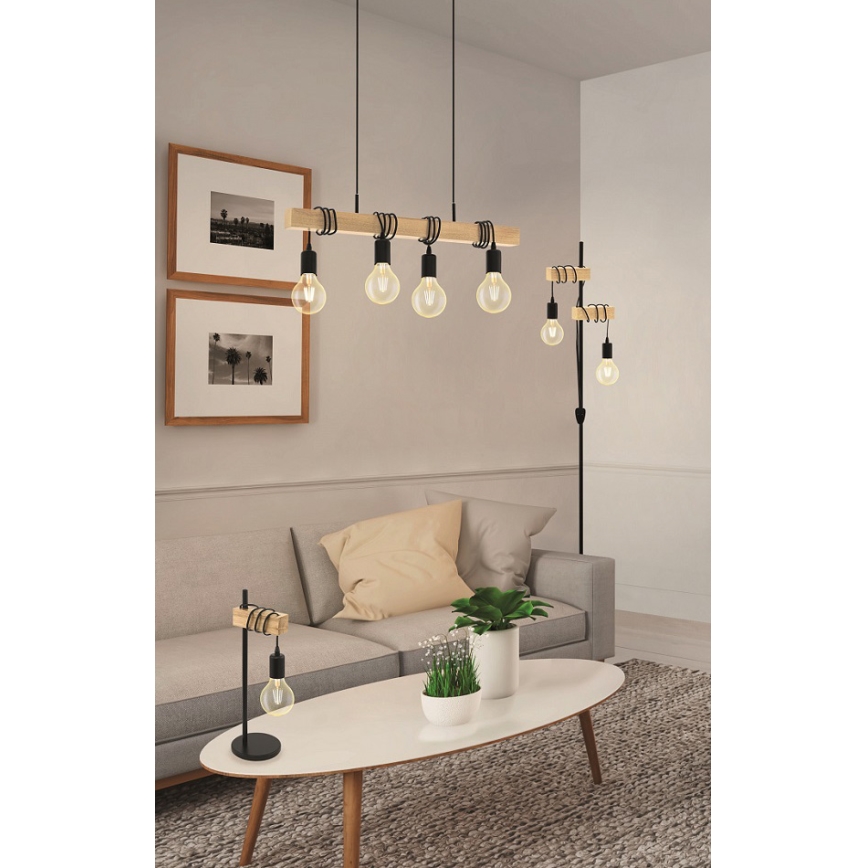 Eglo - Stāvlampa TOWNSHEND 2xE27/10W/230V