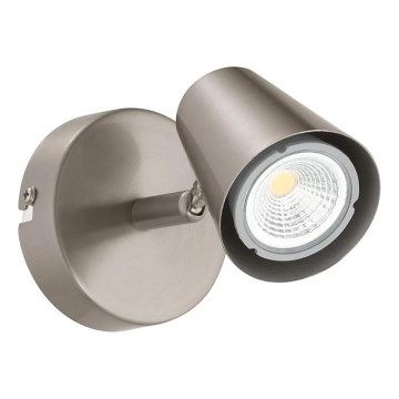 Eglo 32941 - LED regulējams sienas virziena gaismeklis TRAVALE 1xGU10/5W/230V matēts hroms